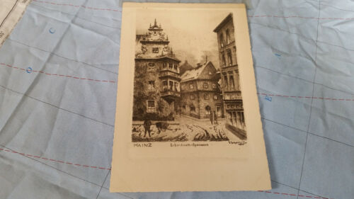 Cartolina postale Mainz Ecker Gymnasium 12348 - Foto 1 di 2