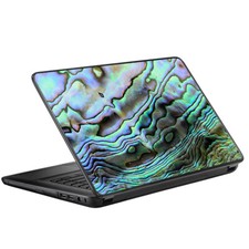 Skins for HP 2000 Laptop Decals wrap - Abalone Ripples Green Blue Purple