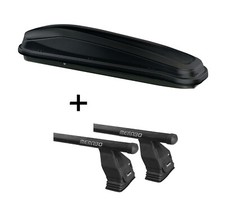 Dachbox JUEASY300+Dachträger Tema Stahl für für Mercedes A-Klasse W176 SW 5Tür a Dachbox JUEASY300+Dachträger Tema Stahl für für Mercedes A-Klasse W176 SW 5Tür a