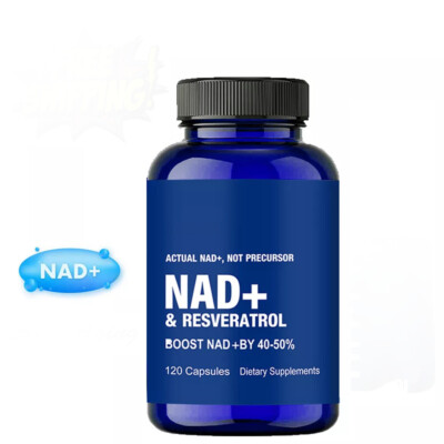 120 NAD Capsules 1000mg+Resveratrol - Bioactive Formula - Anti-Aging Antioxidant