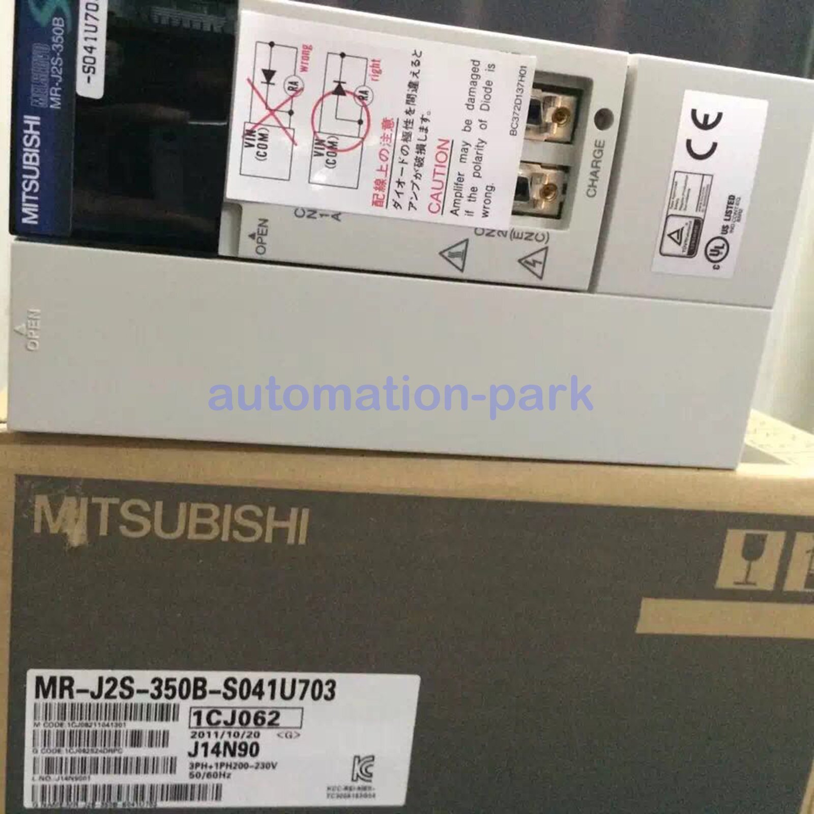 New AC SERVO DRIVER MR-J2S-350B-S041U703 One year warranty MS9T #A6-37