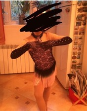 Figure skating dress for competitions, ice skating costume, jazz dress