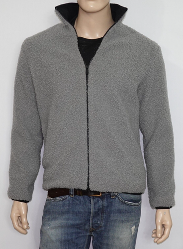 $425 New Theory Jacket/Fleece in Light Grey Size Medium Zip-Front - Picture 11 of 11