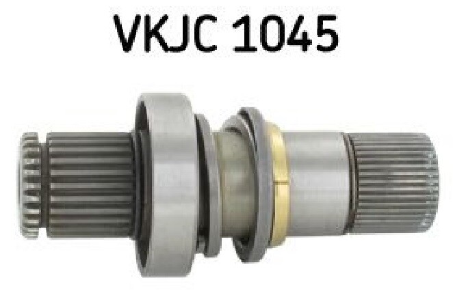 SKF STECKWELLE DIFFERENTIAL VORNE RECHTS Passend Für VW TRANSPORTER | VKJC 4315
