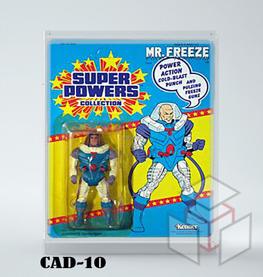 Pre-ORDER Acrylic Display Case for DC Kenner Super Power action figure Carded