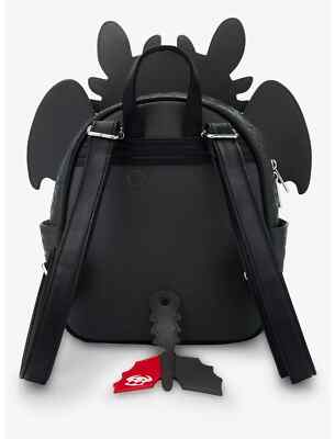 DreamWorks How To Train Your Dragon Toothless Pin Collector Mini Backpack DreamWorks How To Train Your Dragon Toothless | Mercari main image 4