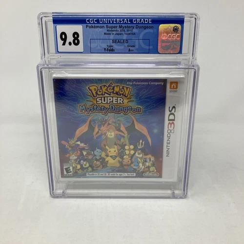 Pokemon Super Mystery Dungeon Nintendo 3DS Sealed CGC Graded 9.8 A++