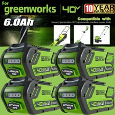 40V 6.0Ah For Greenworks G-MAX 40 Volt Lithium Battery 29472 29462 29252 20202