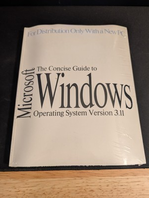 The Concise Guide To Microsoft windows Operating system Version 3.11 - Brand New