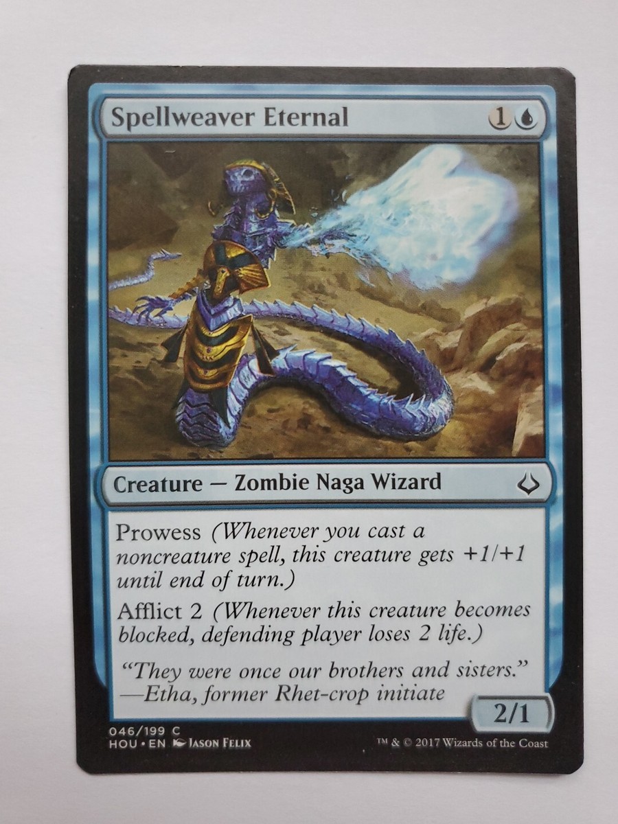 MTG Magic The Gathering Card Spellweaver Eternal Creature Zombie Naga Wizard Blu | eBay MTG Magic The Gathering Card Spellweaver Eternal Creature Zombie Naga Wizard Blu | eBay