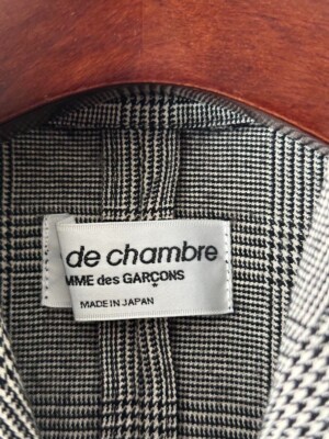 Comme des Garçons Check Short Jacket M Women's Stylish Pre