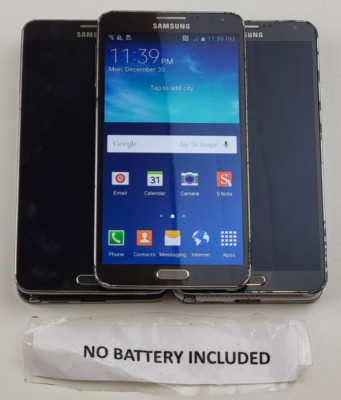(5x) Samsung Galaxy Note 3 (SM-N900A) 32GB (AT&T) Smartphones - *PLEASE READ*