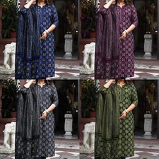 1 Floral Print Kurta, Salwar Dupatta Set