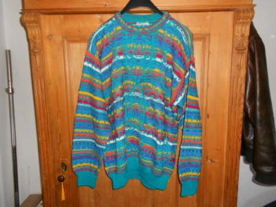 orig. 90er Vtg. COOGI BAUMWOLLPULLI 187 fällt wie EU XXL aus, wie NEU - Bild 1 von 4