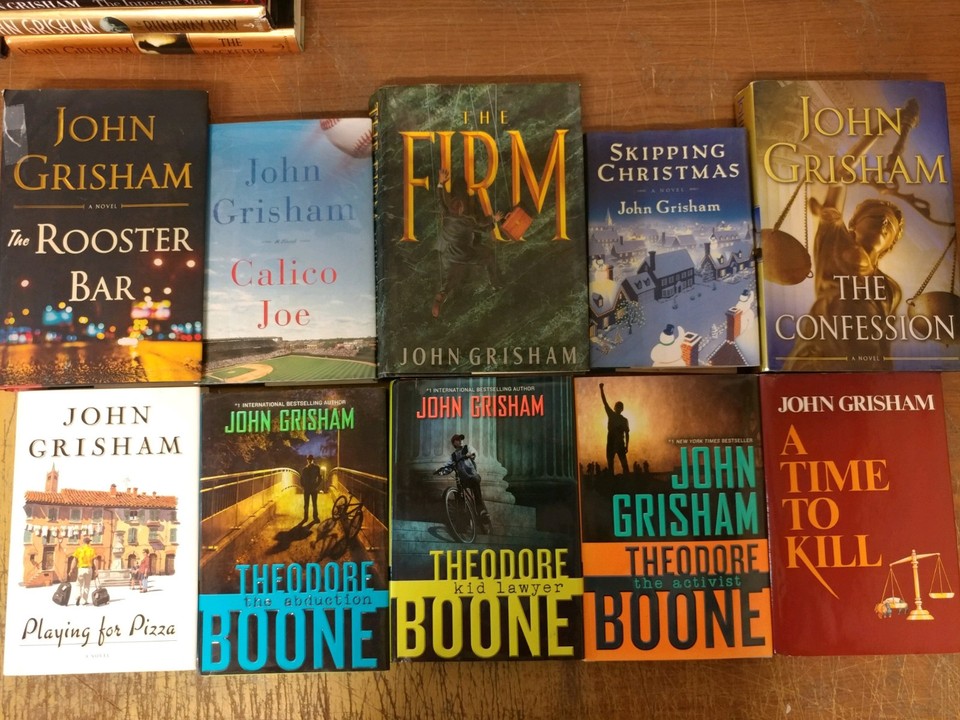 Lot Of 10 Random John Grisham Legal Thriller Paperback Books - Mystery & Crime Novel Mix 9 thumbnail image