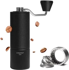 Chestnut C2s Manual Coffee Grinder Capacity 25g With Cnc Stainless Steel Conical