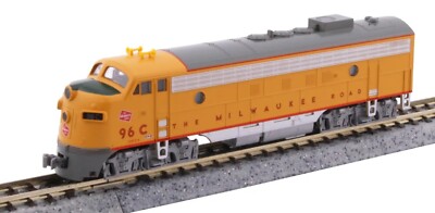 Spur N - Kato Diesellok EMD FP7A Milwaukee Road -- 176-2303 NEU