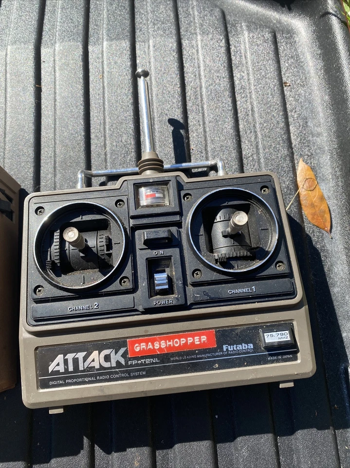 Lot of 2 Futaba Remote Controllers Attack FP-T2NL And FP•T 2F Untested - Image 2 of 4