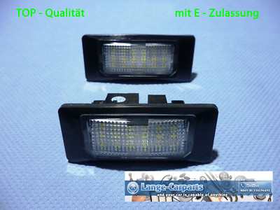 LED set license plate lighting VW GOLF VI VII Plus JETTA TOUAREG TOURAN SHARAN