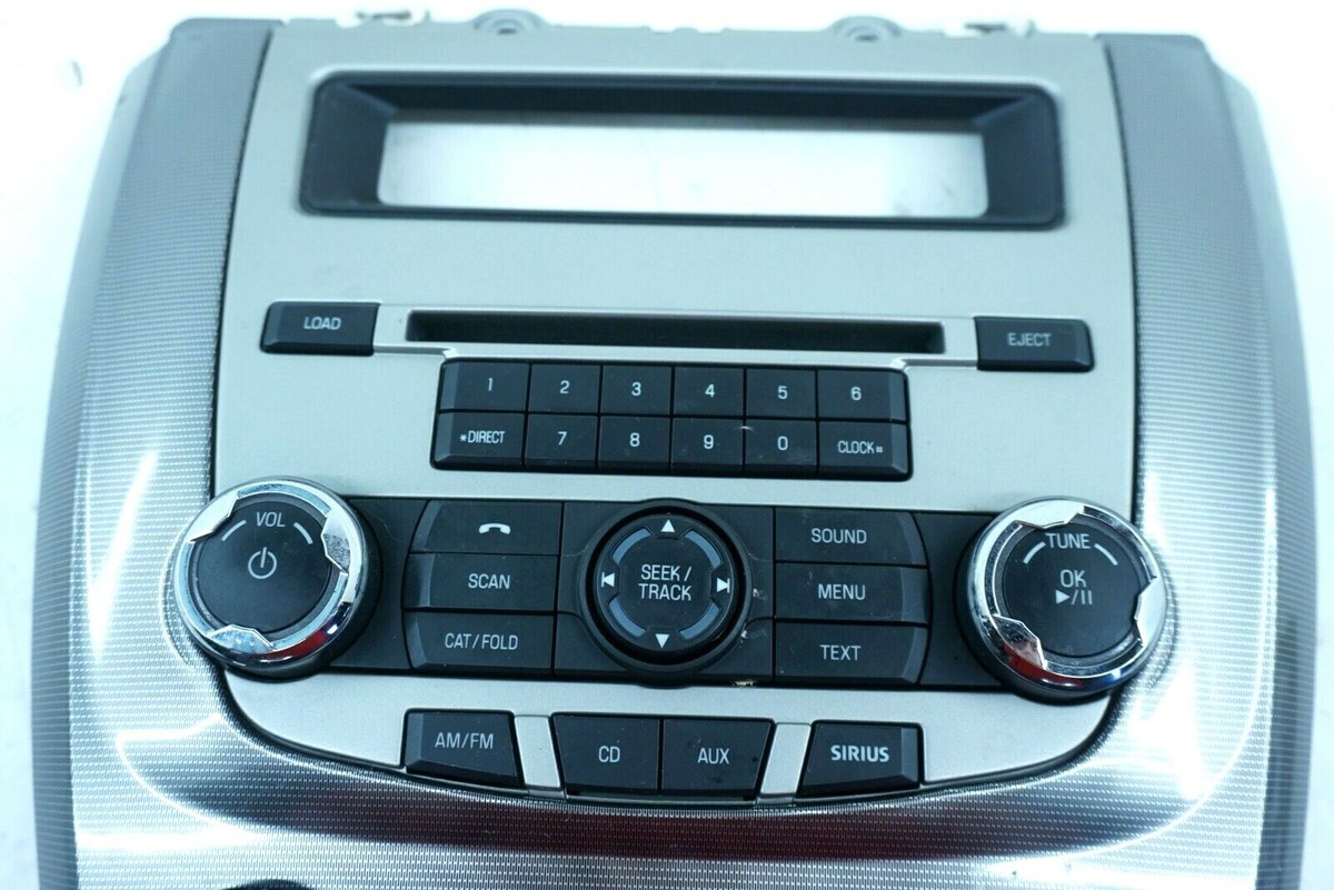 2011-2012 FORD FUSION AM FM RADIO CD PLAYER CLIMATE CONTROL SWITCH