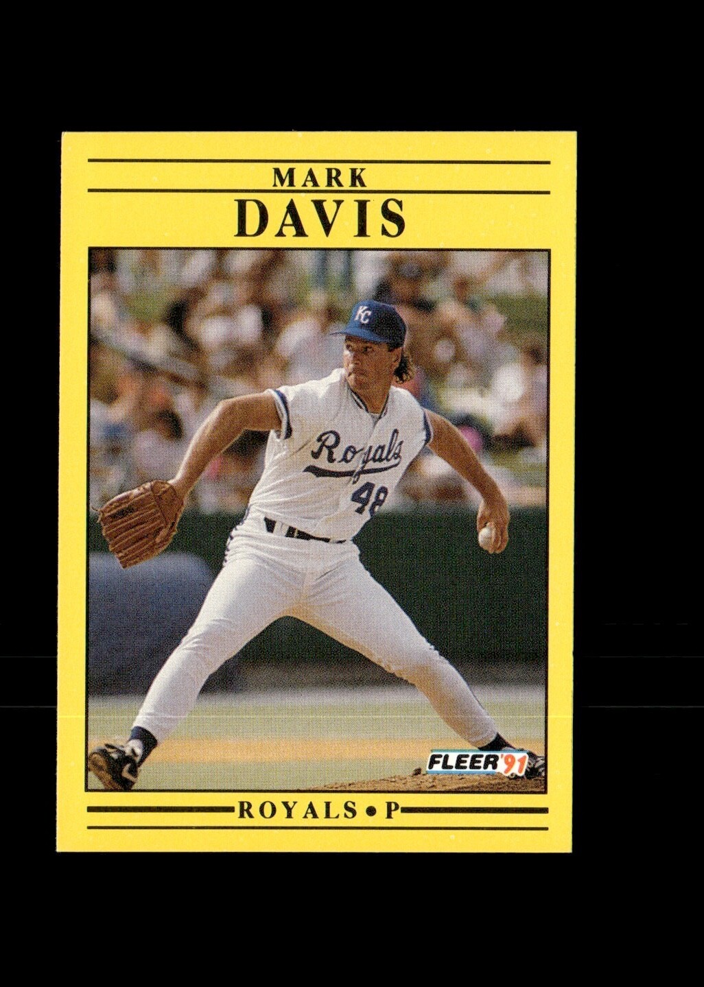 1991 Fleer - #555 Mark Davis