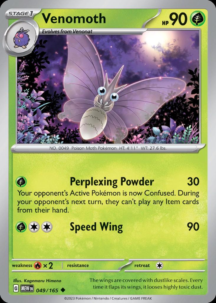 Pokemon Venomoth (49/210) 151 LP