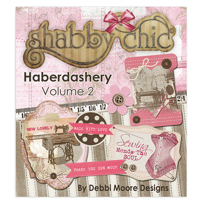 327621 Debbi Moore Shabby Chic mercería volumen 2 CD ROM
