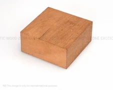 Spanish Cedar Bowl 5x 5x 2- Woodturning Square Carving Blank– Free US Shipping