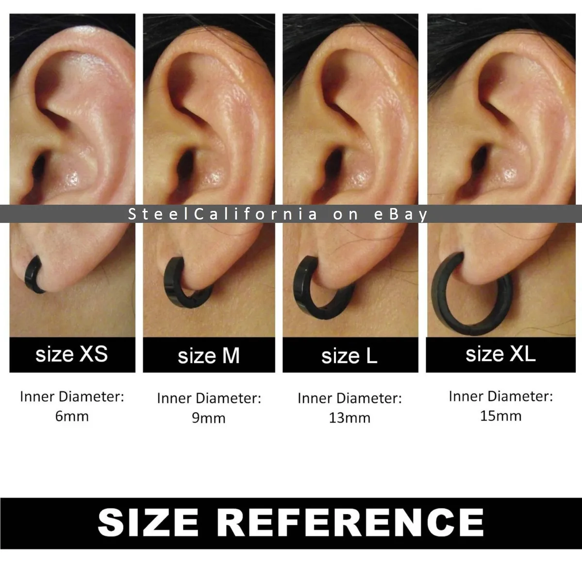 AllerPierce 26 Pcs Black Earrings for Men Stainless Bangladesh | Ubuy
