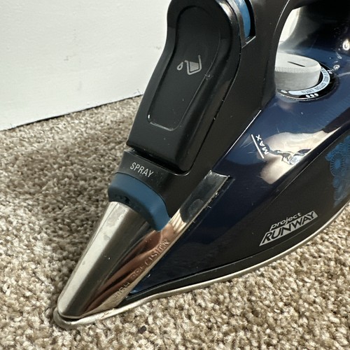 Rowenta Steam Iron DW5051 Limited Edition Project Runway Germany Blue TESTED - Picture 7 of 12
