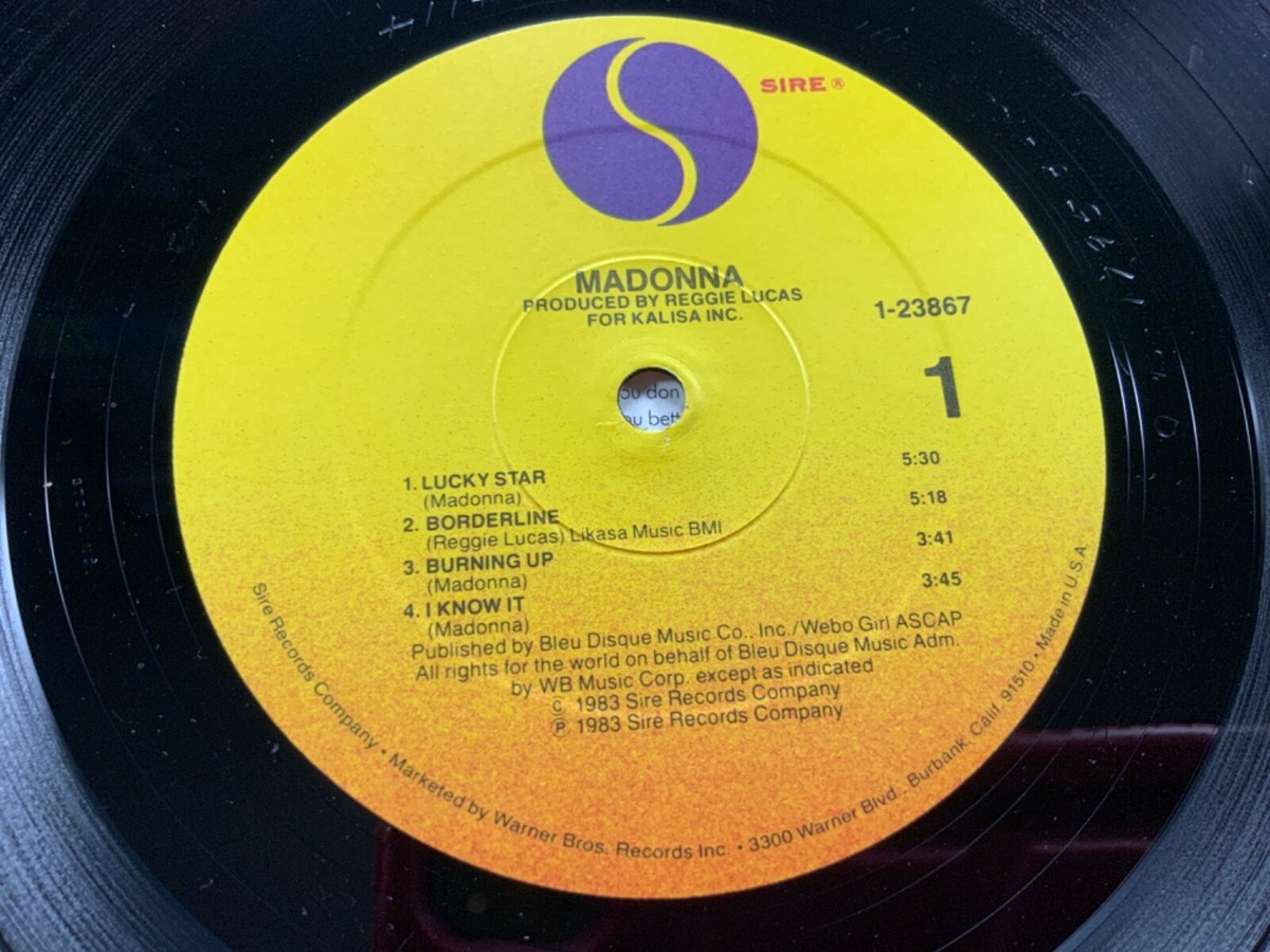 マドンナ MADONNA 1st.アルバム【USオリジナル盤・爆音・美品】① I5-82 MADONNA - 1st ALBUM - 1983 - 1-23867 | eBay
