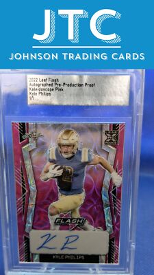 2021 Leaf Flash Kyle Philips Auto Kaleidoscope Pink Pre-Production Proof *1/1*