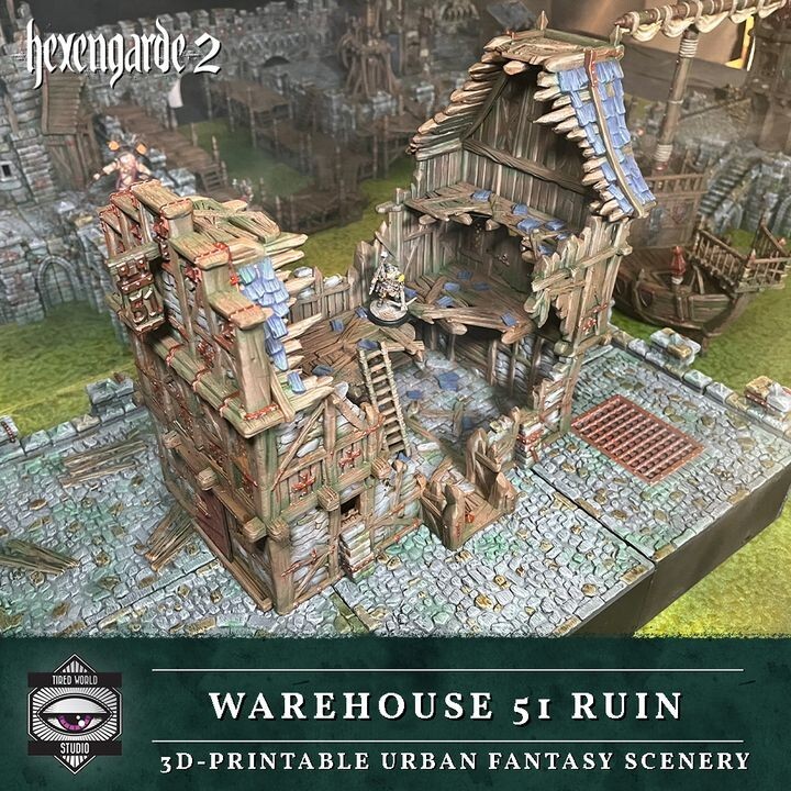 Warehouse 51 Ruin Hexengarde 2 - Warhammer Mordheim Trench Crusade
