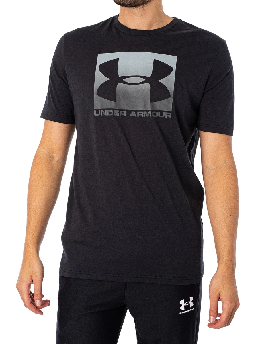 Under Schwarz Herren eBay Kurzarm-T-Shirt, Boxed Sportstyle Armour |