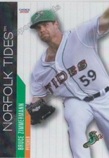 2021 Norfolk Tides Update Bruce Zimmermann RC Rookie Baltimore Orioles
