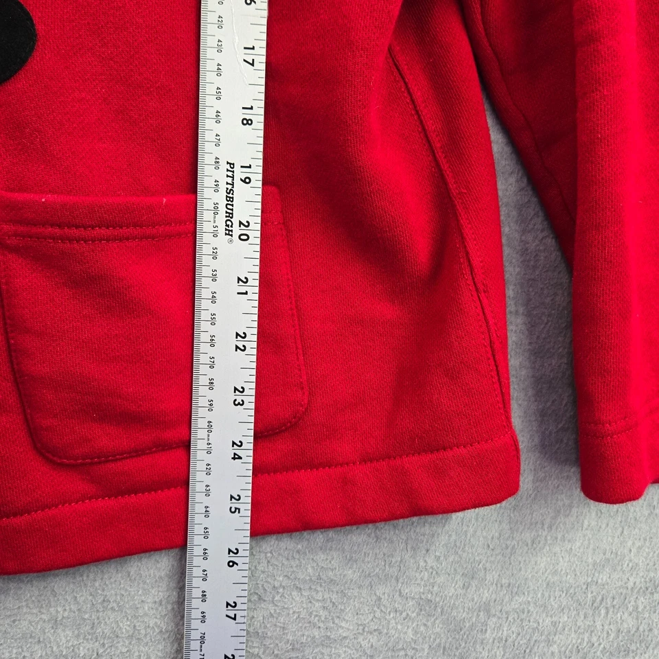 Lauren Ralph Lauren Women Blazer 2X Red Fleece Toggle Velour Collar - Image 2 of 4