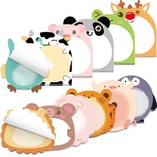 Fancy Land 24 Pads Cute Sticky Notes Animals Memo Pads Office Supplies