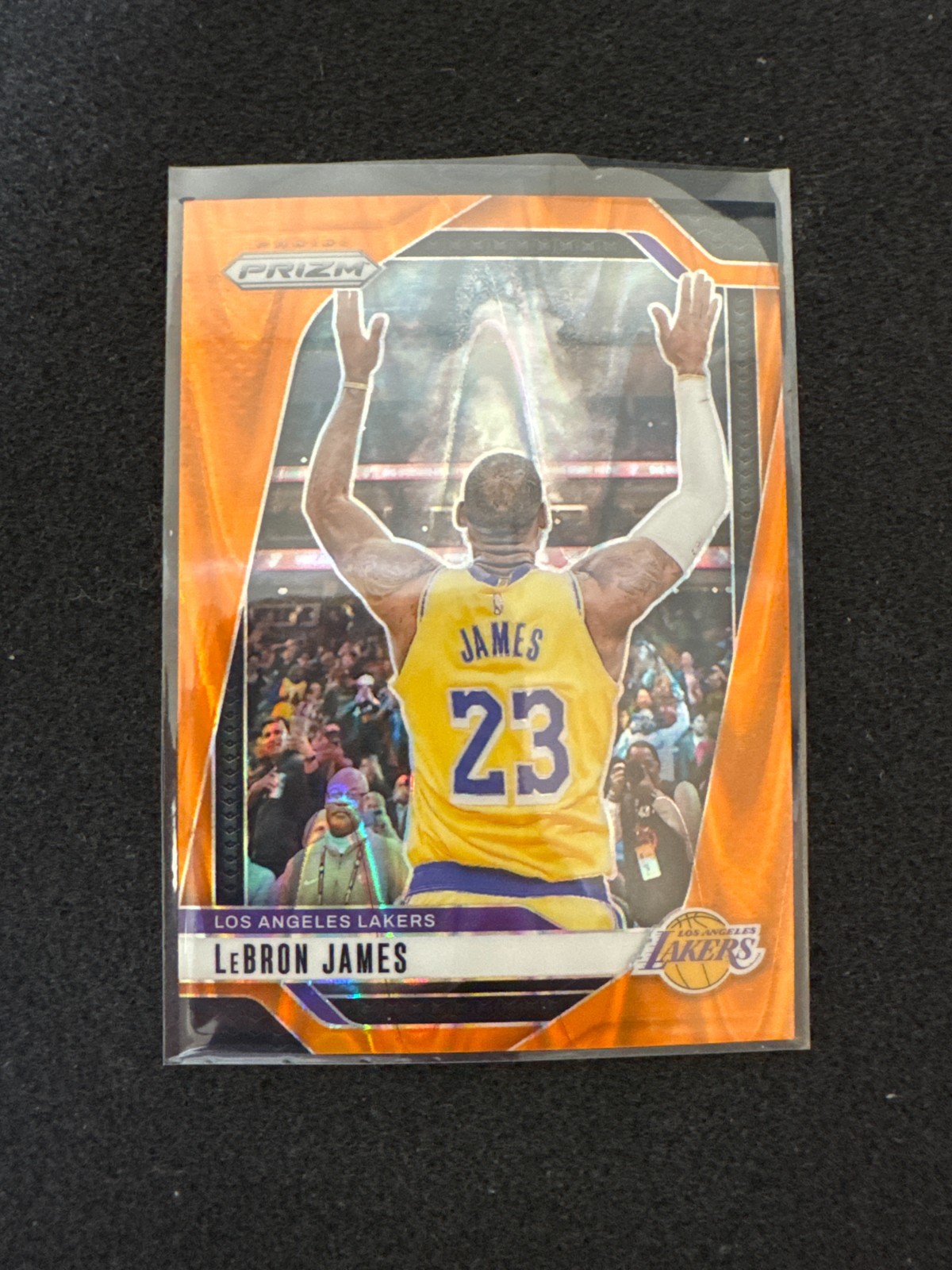 LeBron James 2024 Prizm #130 Orange Seismic /199 Price Guide