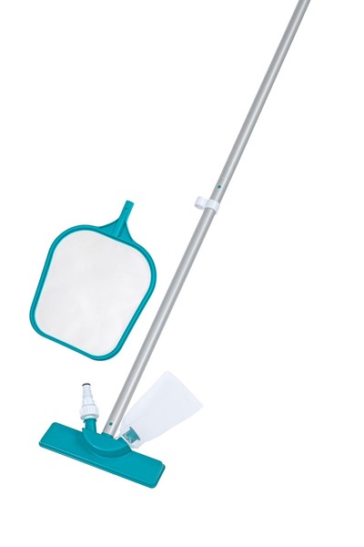 Bestway Poolpflege Basis-Set Mit Venturi-Sauger Kescher FüR Pools Bis 396 Cm-image