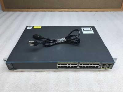 Cisco Catalyst 2960 WS-C2960-24PC-L 24 Port Fast PoE Ethernet Switch