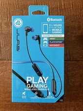 JLab Play Gaming Wireless Bluetooth Earbuds Black / Blue New