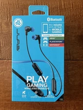 JLab Play Gaming Wireless Bluetooth Earbuds Black / Blue New