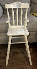 vintage Cabbage Patch Kids wooden doll highchair- Nursery Furniture No Tray