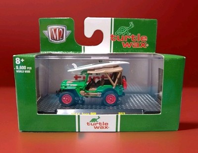M2 MACHINES 1944 JEEP MB Surf Board R53 20-33 Turtle Wax     1:64 RT's Nice