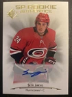 2021-22 Upper Deck SP Rookie Authentics AUTO Seth Jarvis Hurricanes! #139