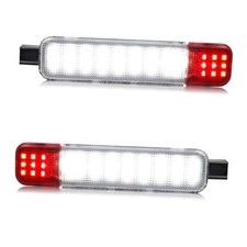 Interior Door Light LED Door Panel Courtesy Lights Lamp Assembly white and red