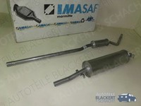 Imasaf Auspuffset Mitteltopf+Endtopf für Mercedes W110 190DC + 200D 1961-1968