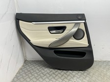 BMW 4 Series F36D 2014-2020 Passenger Side N/S Rear Door Card Cream & Black