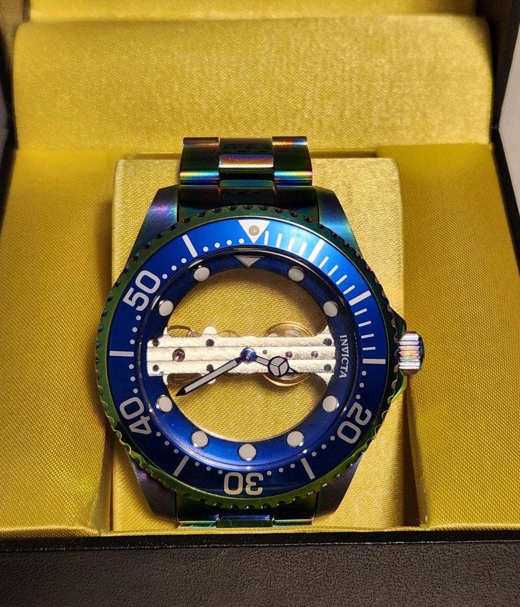 Invicta Pro Diver Ghost Bridge Mechanical Swiss Iridescent Men's