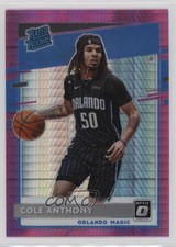 2020 Panini Donruss Optic Rated Rookie Hyper Pink Prizm Cole Anthony #165 1kn1